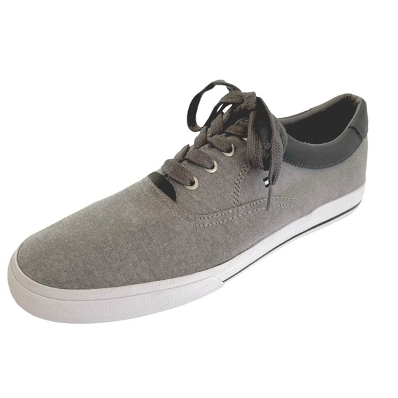 TOMMY HILFIGER • Boat Beach Peril 3 Flag Sneakers Summer Old School Shoes - Picture 6 of 9